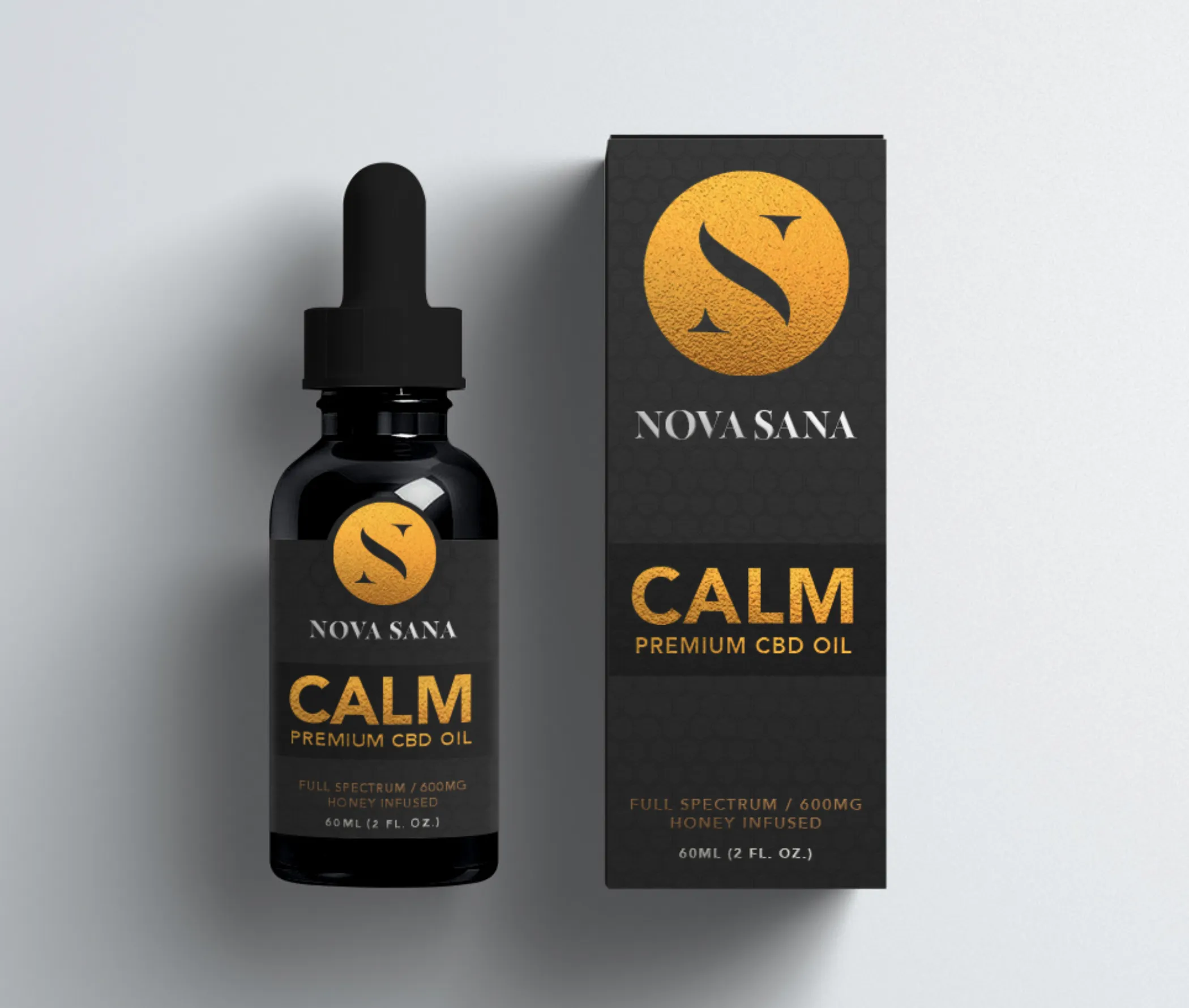Nova Sana wellness brand and packaging work by Keeks